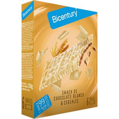 Sarialis Bicentury Chocolate Blanca 120g 6u