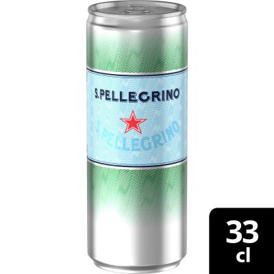 Agua San Pellegrino Con Gas Lata 33cl