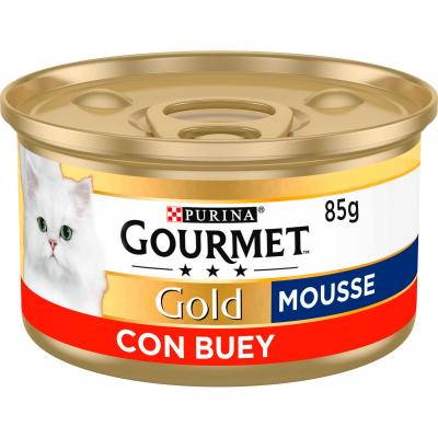 Comida Gato Gourmet Gold Buey 85g