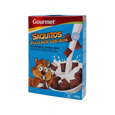 Cereal Gourmet Relleno Leche 500g