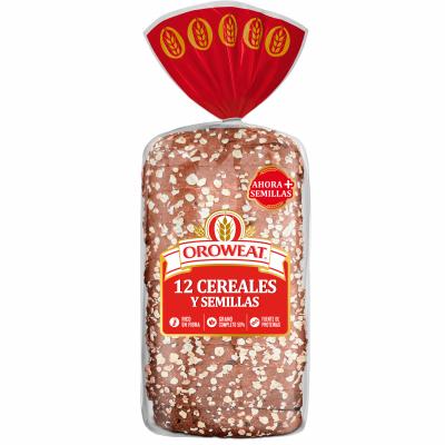 Pan Oroweat 12 Cereales 550g