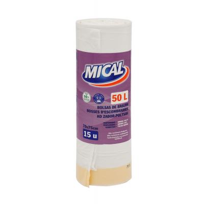 Bolsa Basura Mical 70x75 50l 15u