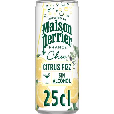 Agua Perrier Chic Citrus Fizz Lata 25cl