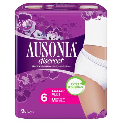 Compresa Ausonia Discreet Talla M.Pants 9u