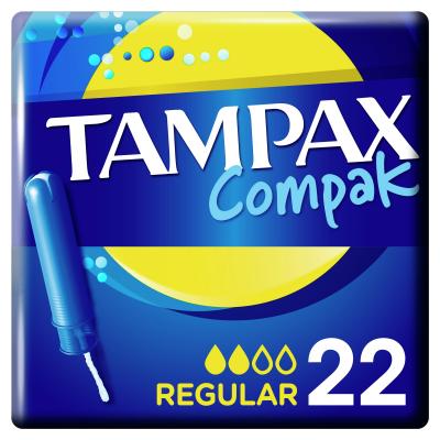 Tampon Tampax Compak Regular 22u