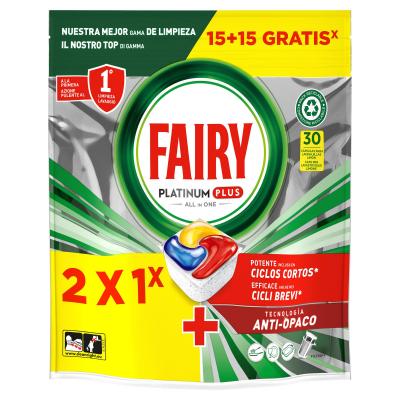 Lavavajillas Fairy Platinum Plus 15+15p