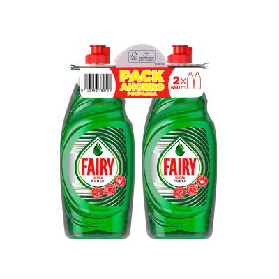 Lavavajillas Fairy Duplo 650ml Pack-2