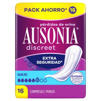 Compresa Ausonia Discreet Maxi 16u