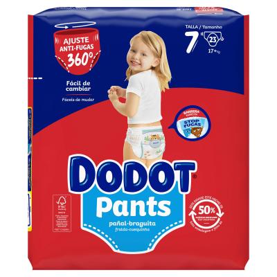 Pañal Dodot Pants Talla-7 M/L 23u