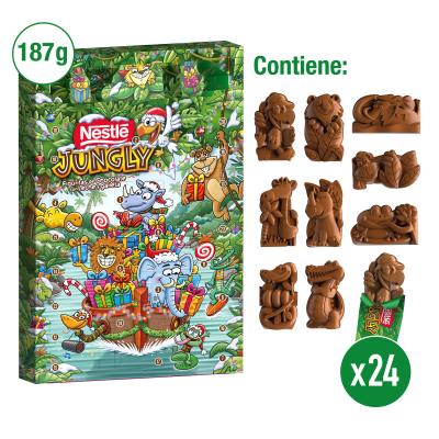 Calendario Jungly Chocolate 187g
