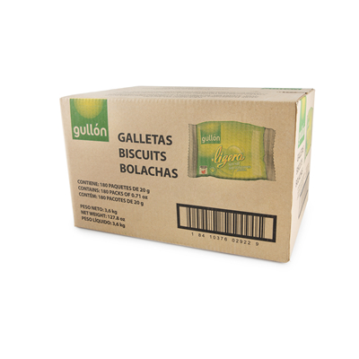 Galleta Gullon Ligera Sin Azucar 180u 20g