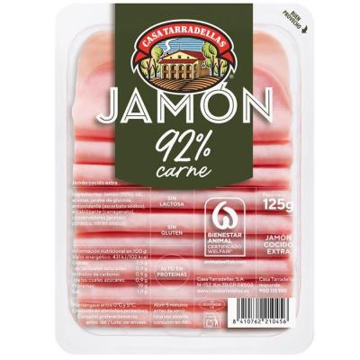 Jamon Tarradellas Cocido Finas Lonchas 125g