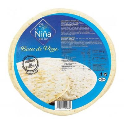 Base Niña Sur Pizza Horno Piedra Congelada 3x125g