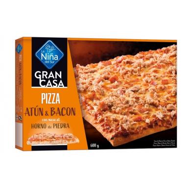 Pizza Gran Casa Atun/Bacon 600g