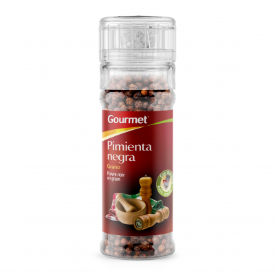 Pimienta Gourmet Negra Grano Molinillo 45g