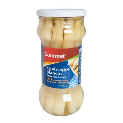 Esparrago Gourmet Extra Frasco 8/12 325g