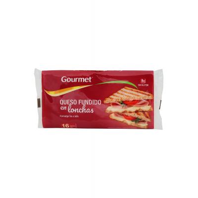 Queso Gourmet Fundido 16 Lonchas 300g