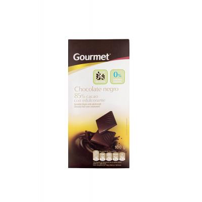 Chocolate Gourmet Negro 85% Sin Azucar 100g