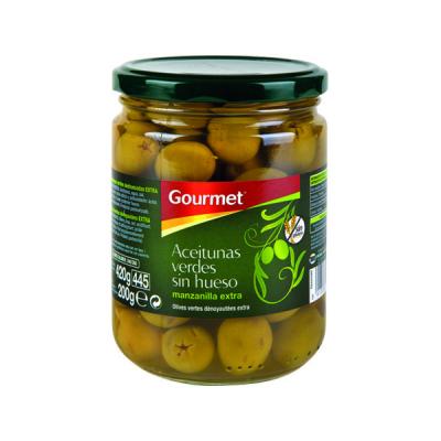 Aceituna Gourmet Manzanilla Sin Hueso 200g