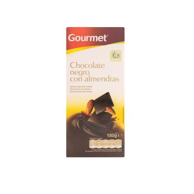 Chocolate Gourmet Negro Con Almendras 200g