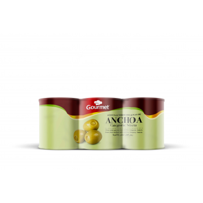 Aceituna Gourmet Rellena 50g Pack-3