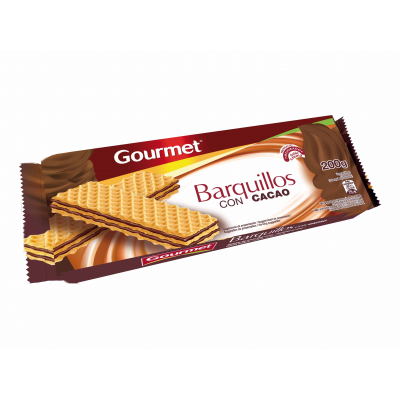 Galleta Gourmet Barquillos Chocolate 200g