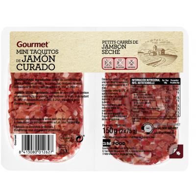 Jamon Gourmet Taquitos Curado 2x75g