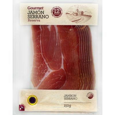 Jamon Gourmet Serrano Reserva Lonchas 150g