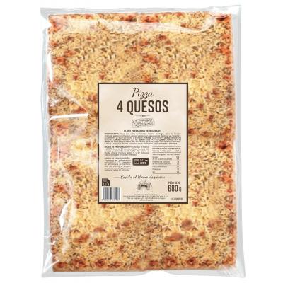 Pizza Palacios 4 Quesos Rectangular 680g