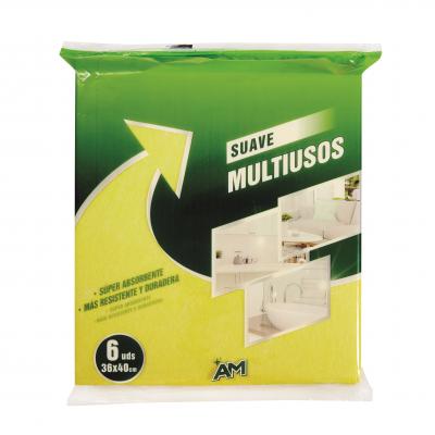 Bayeta Am Viscosa Amarilla 36x40 6u