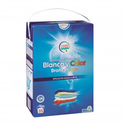 Detergente Plus Max Polvo Blanco 1,925k 35d Maleta