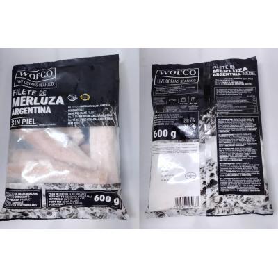 Merluza Wofco Filete Sin Piel 8x600g