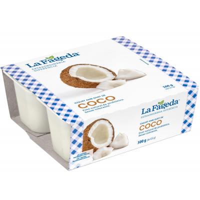 Yogur La Fageda Sabor Coco Pack-4
