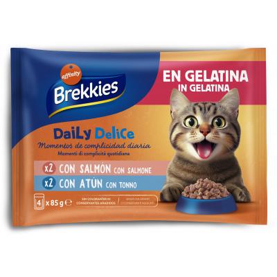 Comida Gato Brekkies Pescado 4x85g