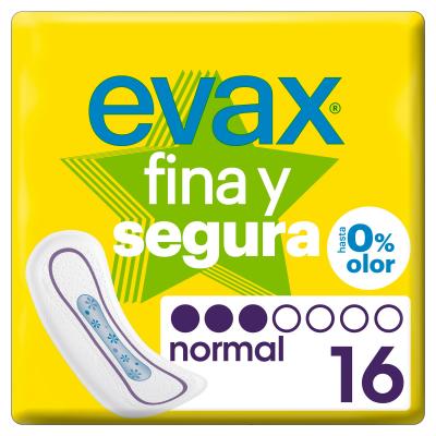 Compresa Evax Fina Y Segura Normal 16u