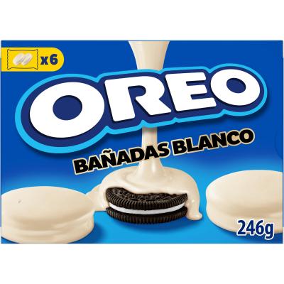 Galleta Oreo Bañadas Chocolate Blanco 246g