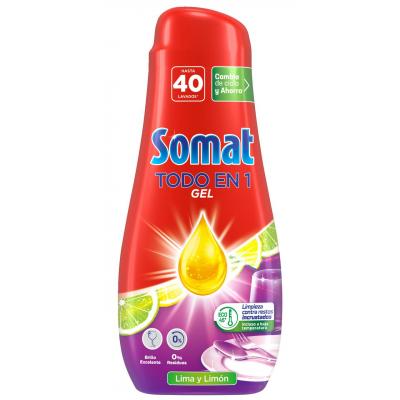 Lavavajillas Somat Gel Limon 40d
