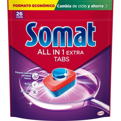 Lavavajillas Somat Todo En 1 26 Capsulas