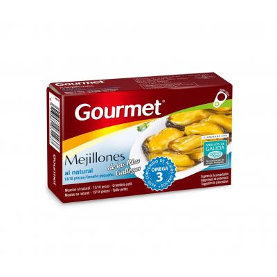 Mejillon Gourmet Natural 69g 13/18 Piezas