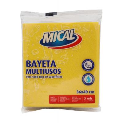 Bayeta Mical Microfibra Grande Pack-3