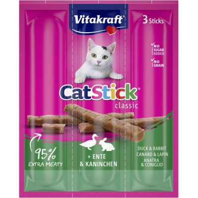 Snack Gato Vitakraft Pato/Conejo 3u