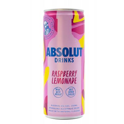 Vodka Absolut Limonada Frambuesa 25cl 5º