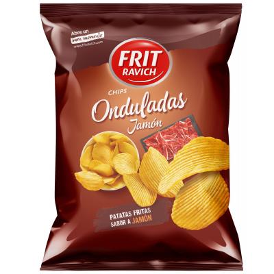 Patata Frit Ravich Ondulada Jamon 40g
