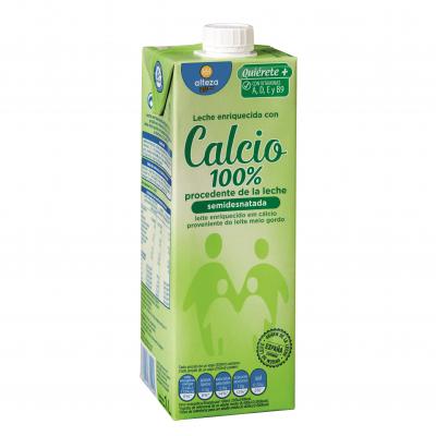 Leche Alteza Semi Calcio Brik 1l