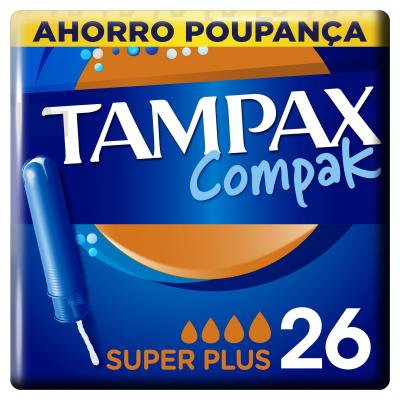 Tampon Tampax Compak Super Plus 26u