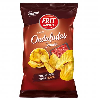 Patata Onduladas Frit Ravich Jamon 160g