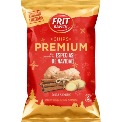 Chips Frit Ravich Premium Canela/Jengibre 150g