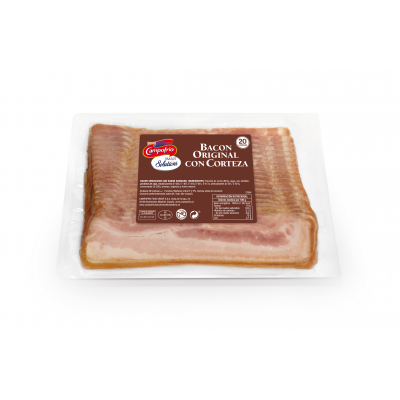 Bacon Campofrio Semicocido Con Piel 500g