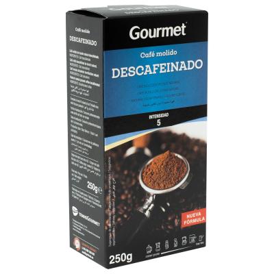 Cafe Gourmet Molido Natural Descafeinado 250g