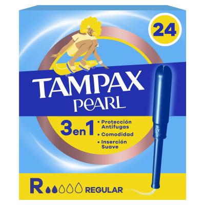 Tampon Tampax Pearl Regular 24u